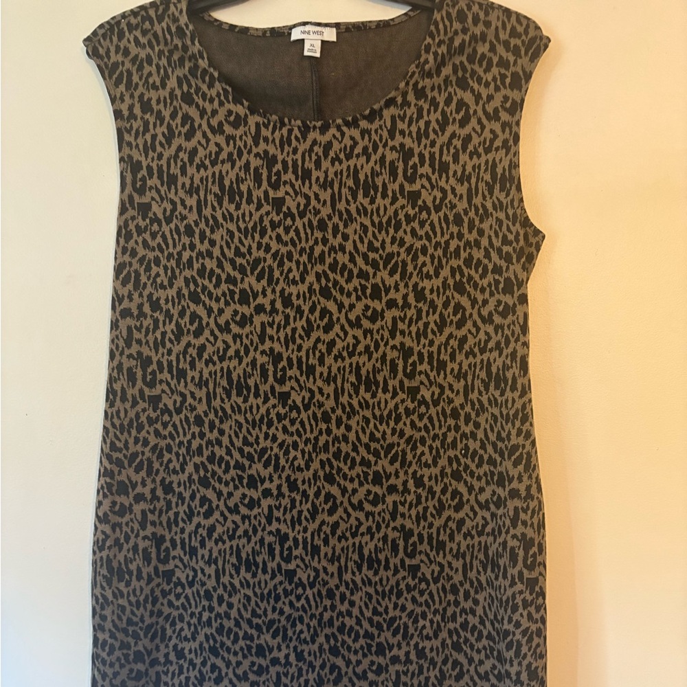 Animal print dress